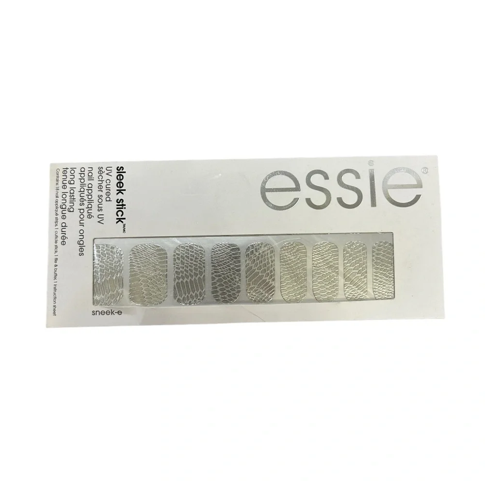Essie Nail Stickers Sleek Stick UV Cured Appliqués Lot of 3